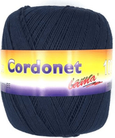 Lama Lama Knitting Yarn Lace Thread Cotton Blue 330m 100g