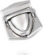 Clasp for Knitted Bag Silver