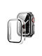 Watch 7 Силиконов Калъф със Стъкло в Прозрачен цвят за Apple Watch 45 мм
