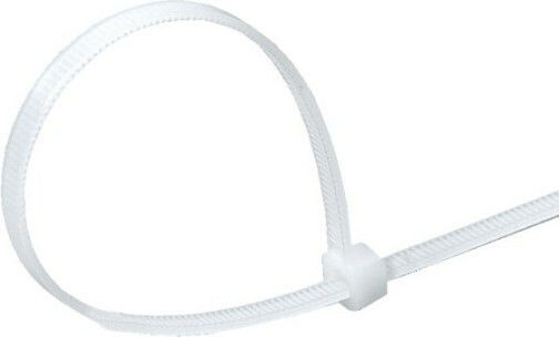 Panafix Plastic Cable Ties 292mmx3.6mm In White Colour 100pcs 08-00107-1