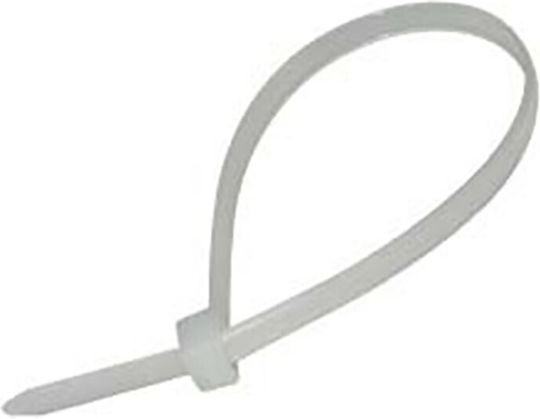 KSS Cable Ties Plastic 142mm x 3.2mm in White Colour (100 pcs) (02.012.0146)
