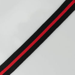Gurtband Gestrickt Schwarz 1 G Gewicht Rot 2,5c...