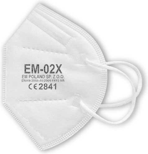 Larisa Face Cover Mască de protecție FFP2 Alb EM-02X 1buc