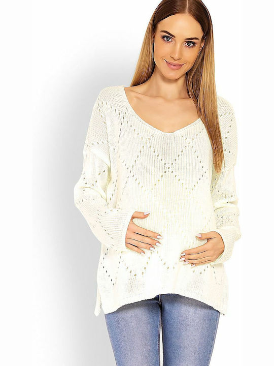 PeeKaBoo Maternity Sweater Beige