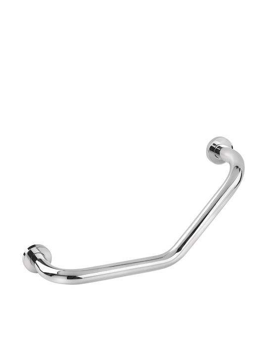 Bronze Art Λαβή Μπάνιου Inox 42cm Ασημί