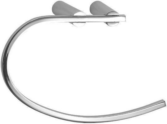 Wall Mounted Silver Paper Holder