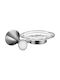 Glass Soap Dish Wall Mounted Transparent