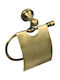 Wall-mounted Paper Holder Metallic Gold