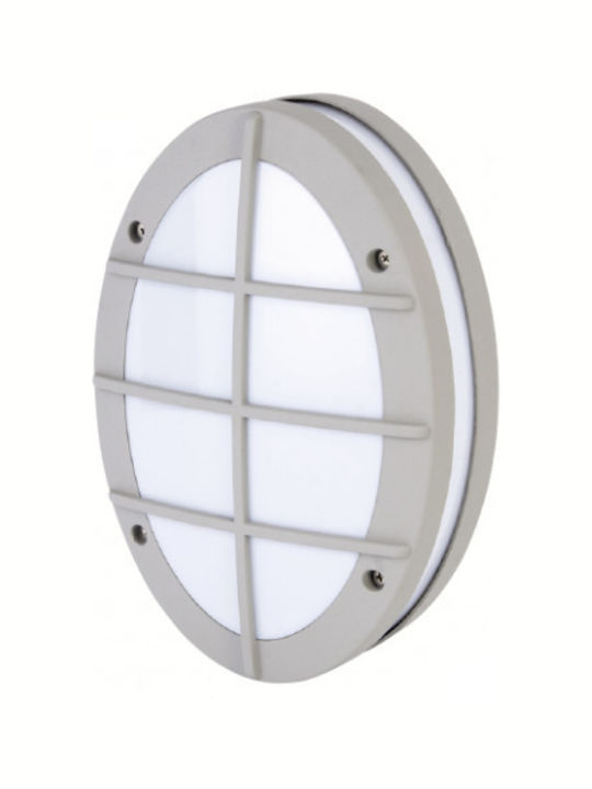 Power Led Επιτοίχια Εξωτερική Πλαφονιέρα LED IP44 18W με Φυσικό Λευκό Φως