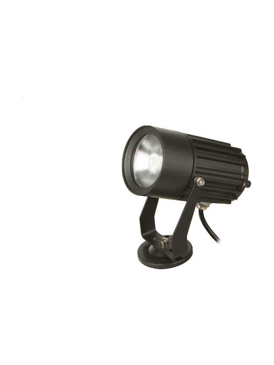 Power Led Power Led Außenstehlampen 12W Mit Kaltweißem Licht IP66 Schwarz
