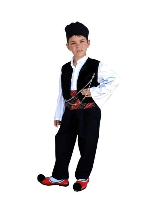 Costum Tradițional Copii Vlach cu decorațiune d...