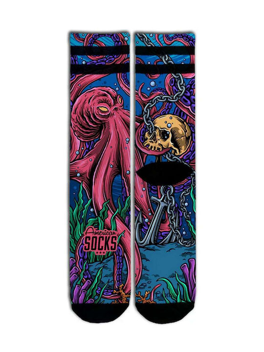 American Socks Octopus Herren Gemusterte Socken Mehrfarbig 1Pack