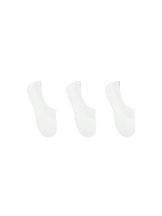 Trendy Damen Socken WHITE 3Pack