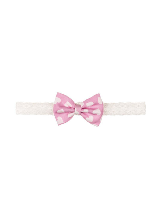 Mom & Dad Baby Headband Pink 1pc