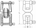 Sârmă Split Ring Accesorii pentru puntea bărcii 8mm