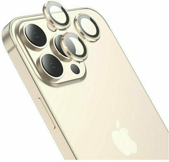 Lens 3--1 Προστασία Κάμερας Tempered Glass Χρυσό για το iPhone 13 Pro Max