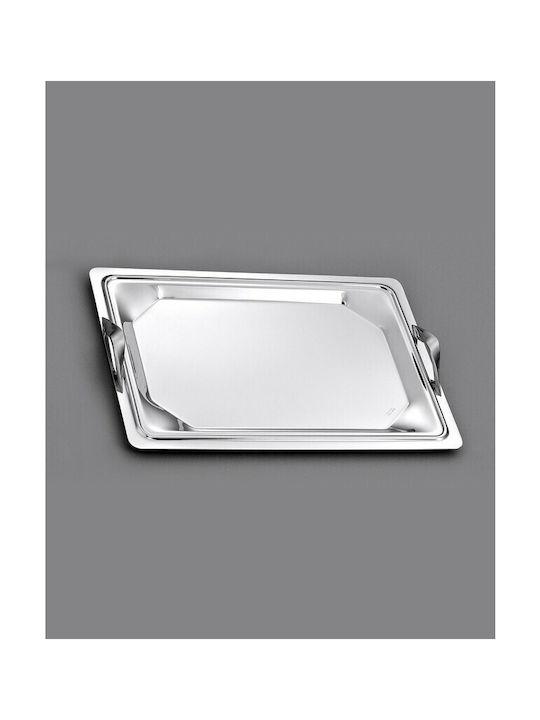 Wedding Tray Inox Silver 1pcs