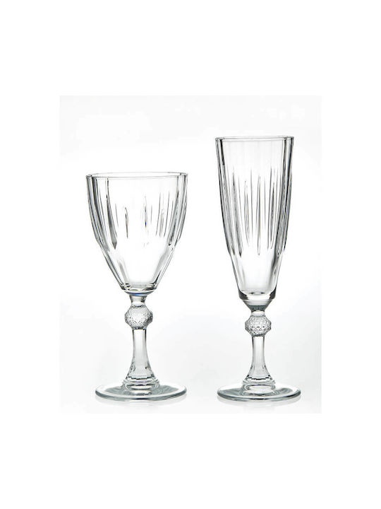 Nuova Vita Diamond Champagne Glasses for Wedding made of Crystal 1pcs