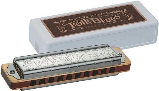Tombo Diatonic Harmonica Tombo 1210 Folk Blues Mkii Key of A (La) Major