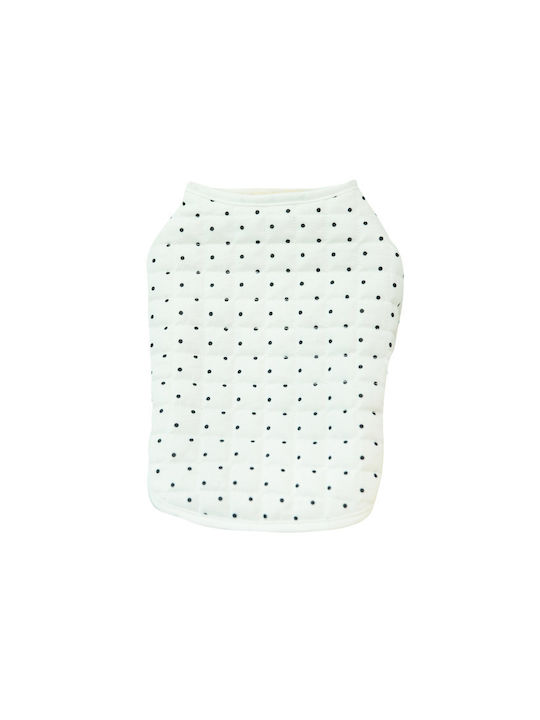Pet Pulover tricotat Câinelui în culoarea Alb XXL 40cm.