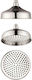 Round Showerhead Silver