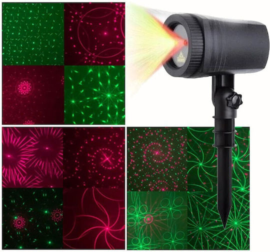 Proiector De Crăciun Laser Cu Iluminare Verde / Roșie IP44 Pentru Exterior