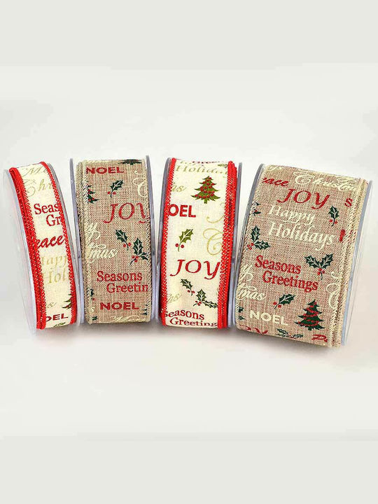Kappa Decor Christmas Ribbon Beige 900cm 1pc