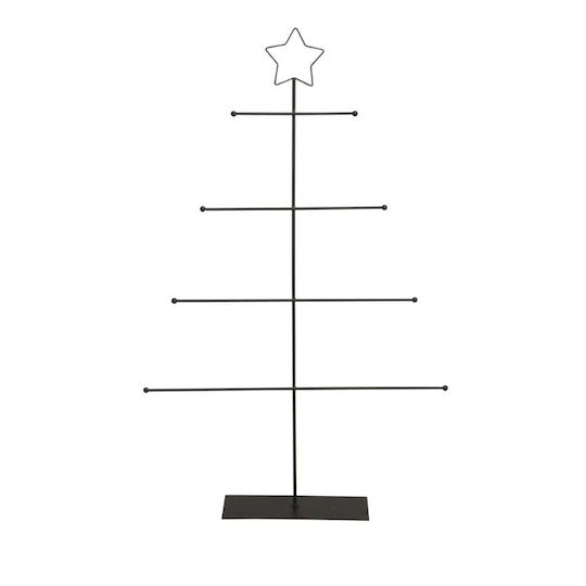 Christmas Decorative Metal Tree 78cm Black
