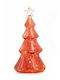 Christmas Decorative Illuminated Glass Tree 21cm Pink