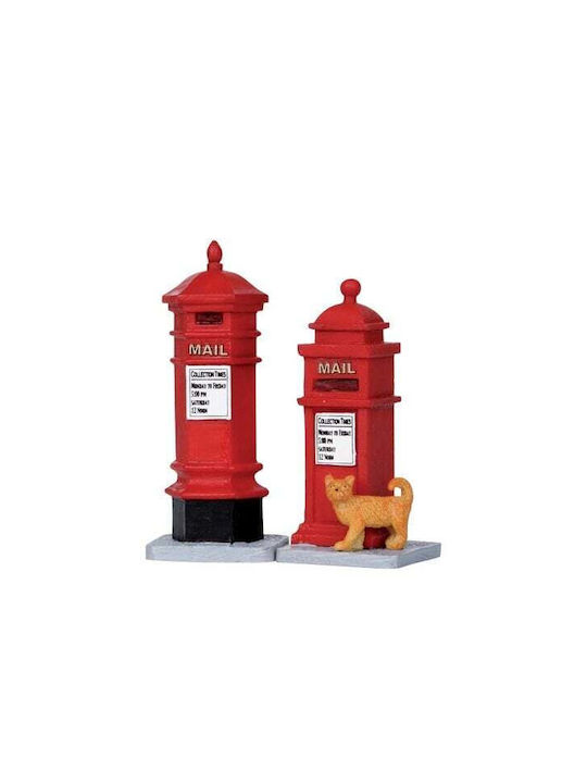 Mailboxes Μινιατούρα Παράστασης Κόκκινη