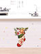 Christmas for Wall with Design Χιονάνθρωπου and Άγιου Βασίλη
