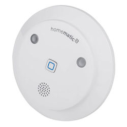 HomeMatic Ασύρματη RF Σειρήνα Συναγερμού Μπαταρίας Εσωτερικού Χώρου 90dB με Λευκό Φως 4.5x12.4εκ.