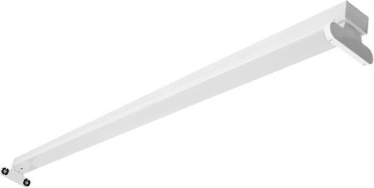Power Led Lighting Batten Single-Ended with 2 Slots for LED Lamps T8 150cm