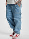 X-tra Men's Jeans Pants with Slim Baggy Fit Blue