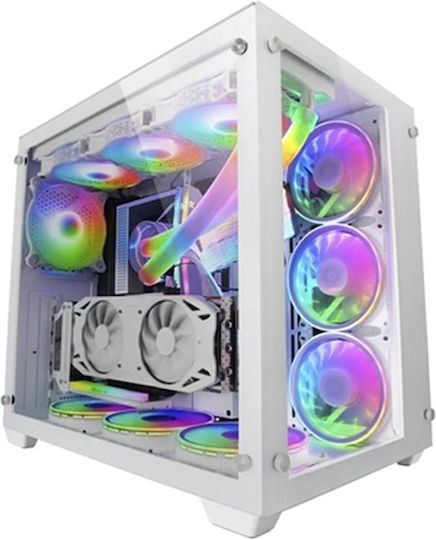 Mars Gaming XXL MCV3 Gaming Middle Tower Cutie de calculator Alb