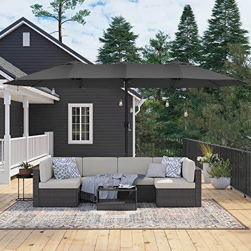 Aluminum Grey Parasol Aluminum Grey Parasol