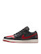 Air  1 Low Damen Sneakers Black / Sail / Gym Red