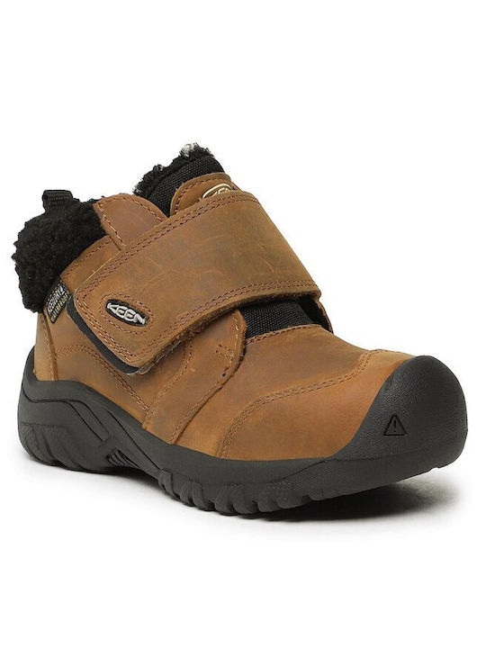 Keen Kootenay Cizme de Zăpadă Copii cu Velcro Maro