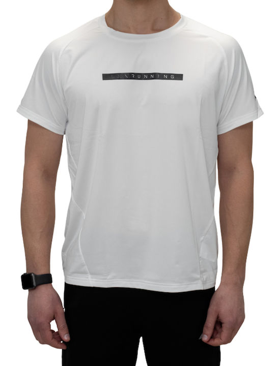Li-Ning Bărbați T-shirt Sportiv cu Mânecă Scurtă White