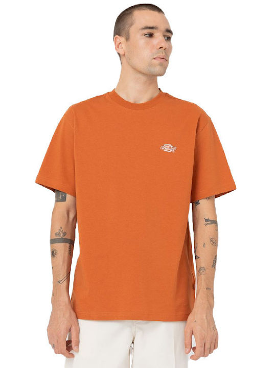 Dickies Summerdale Ανδρική Μπλούζα Κοντομάνικη Καφέ