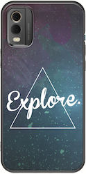 Explore Back Cover Silicone Multicolour (Nokia C32)