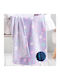 Rythmos Κουβέρτα Κούνιας Starday Fleece Λιλά Lila 110x140εκ.