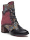 Stiefeletten Damen Burgundisch