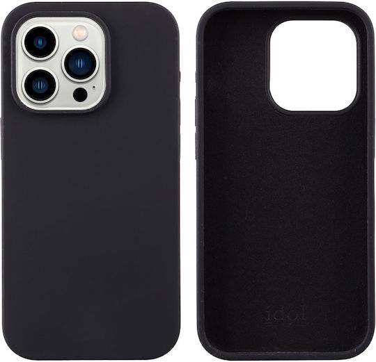 Idol 1991 Задна Корица Силикон Водоустойчив Черен iPhone 15 Pro Max
