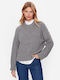 Tommy Hilfiger Women's Long Sleeve Sweater Cotton grey WW0WW39003-01N