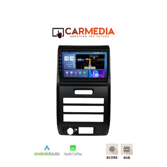 Carmedia Sistem Audio Auto pentru Ford Raptor F150 2004-2014 (Bluetooth/USB/WiFi/GPS/Apple-Carplay/Android-Auto) cu Ecran Tactil 9"