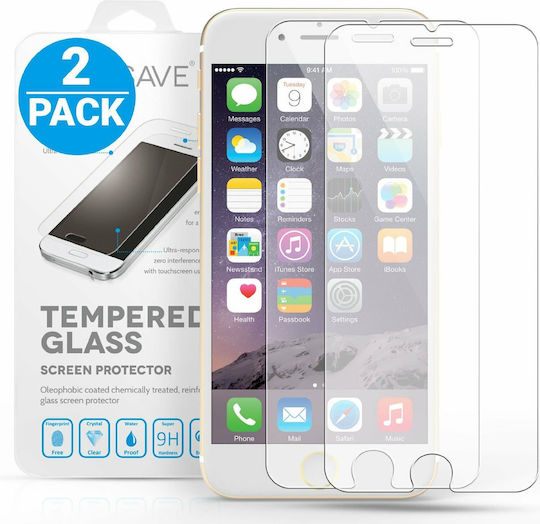 YouSave Accessories Tempered Glass 2τμχ (iPhone 6 / 6S Plus)
