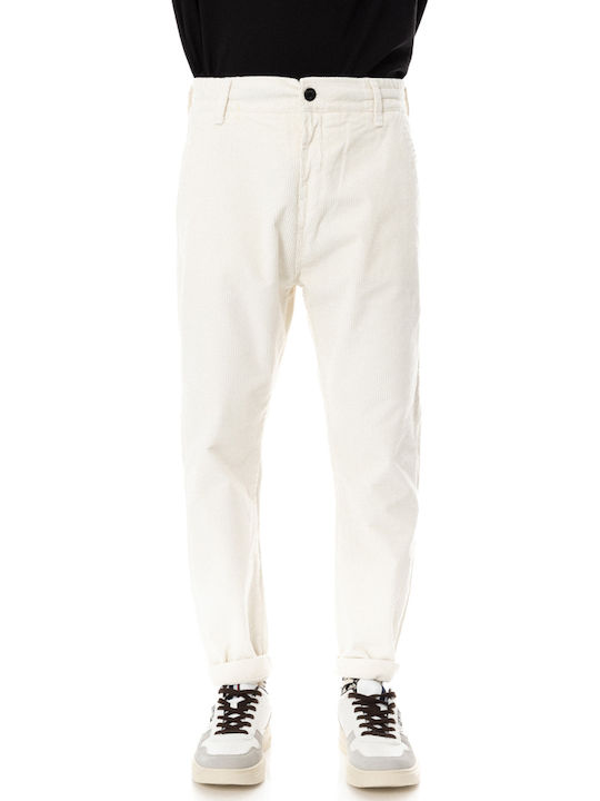 Cover Jeans Trousers Elastic Ecru