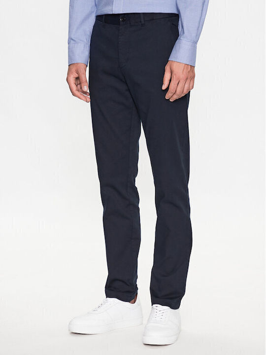 Tommy Hilfiger Bleecker Ανδρικό Παντελόνι σε Slim Εφαρμογή Σκούρο μπλε.