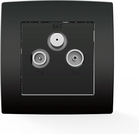 Elmark City TV Antenna Socket Aerial 193033